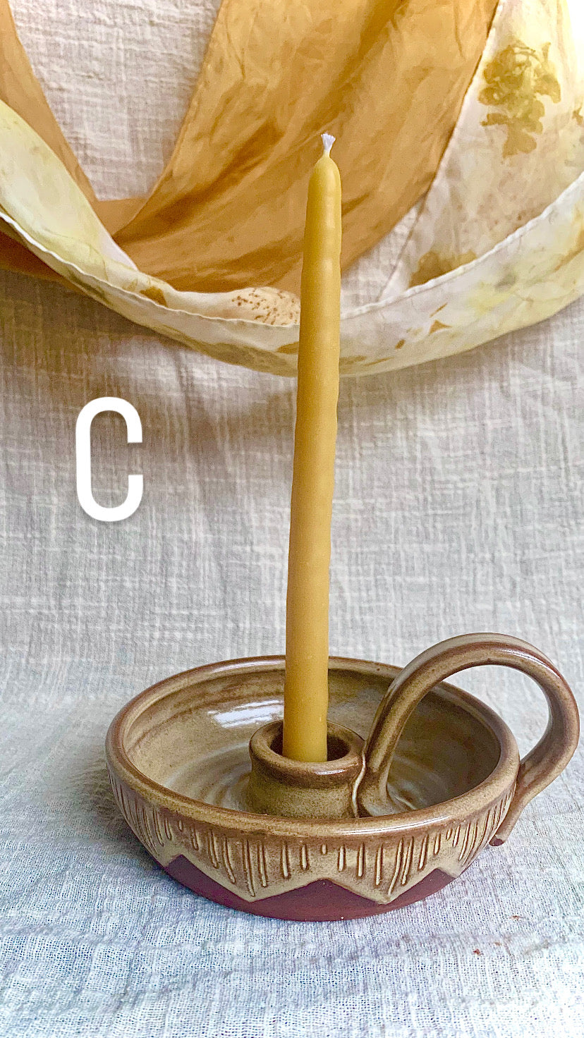 Ceramic Candle holders by Katie Ann Clay