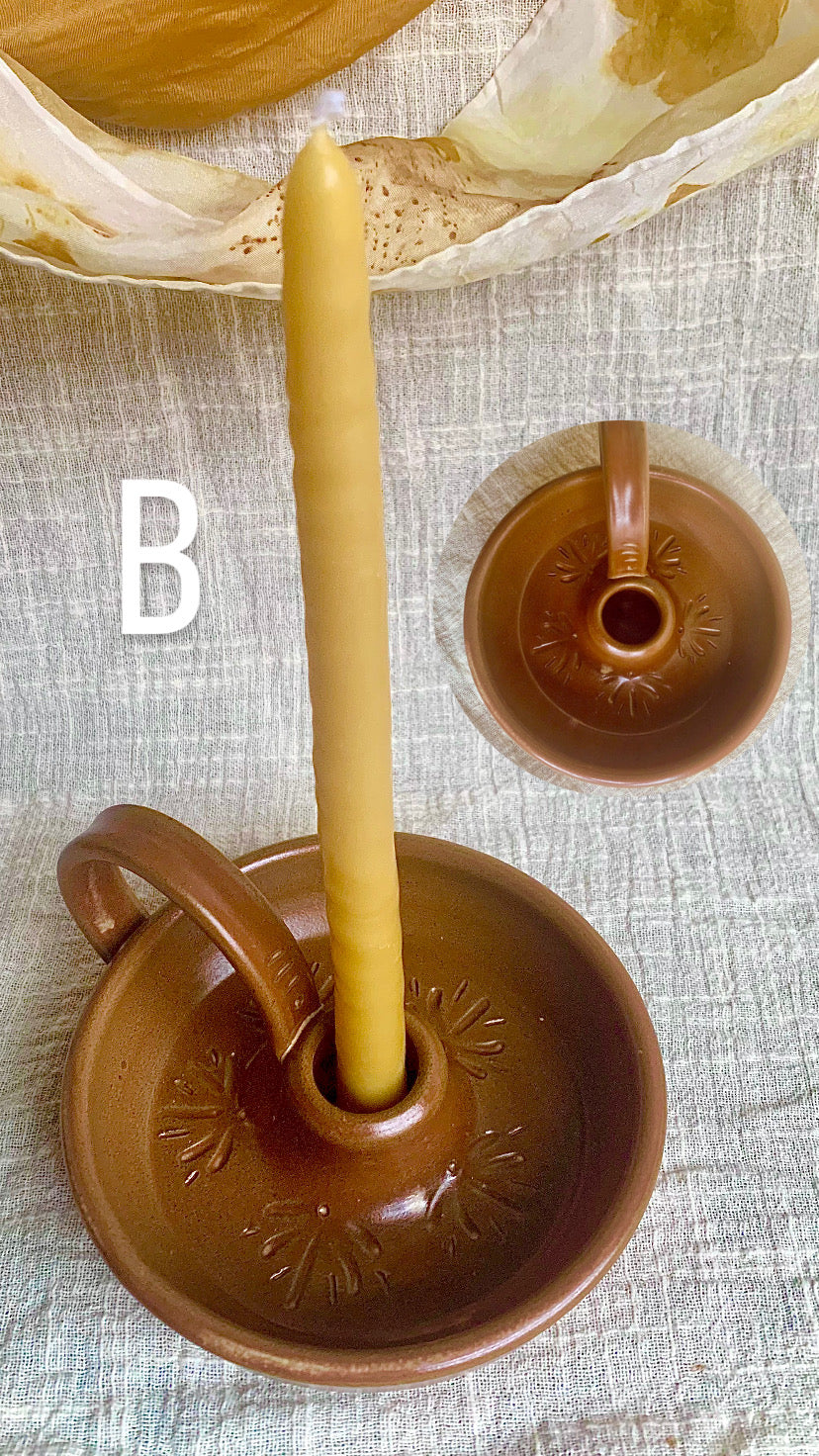 Ceramic Candle holders by Katie Ann Clay