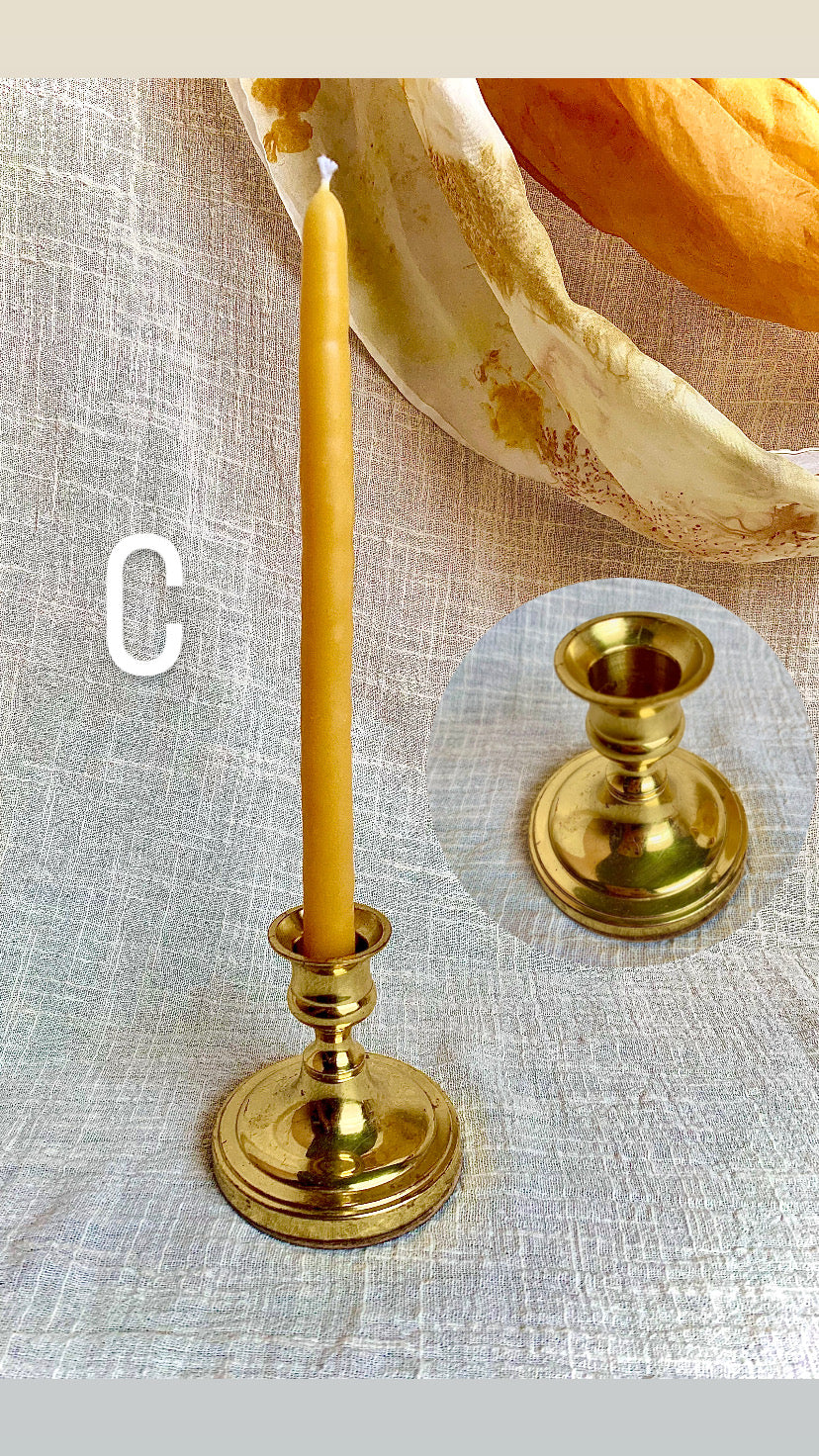 Antique Brass Candle holders