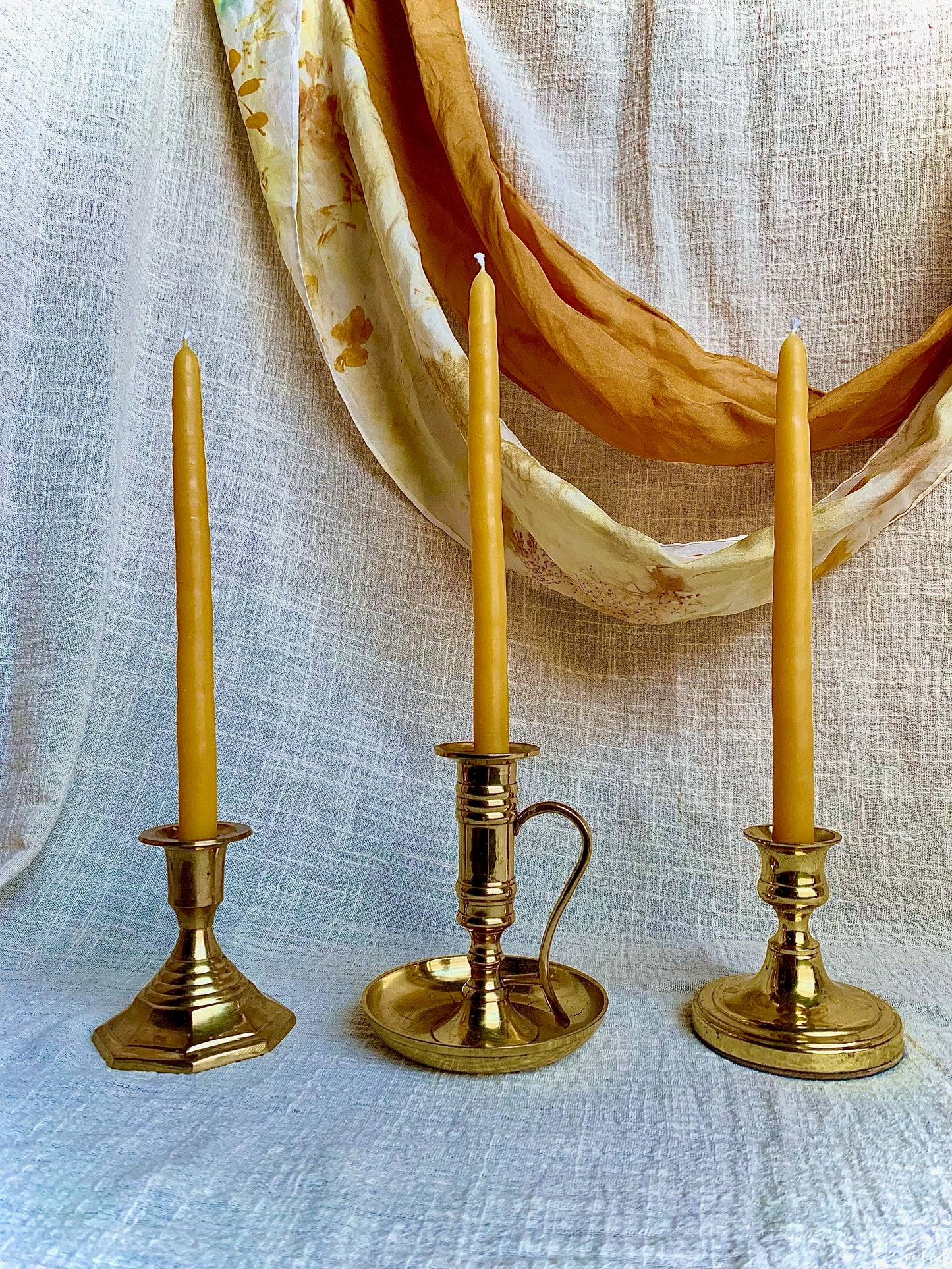 Antique Brass Candle holders