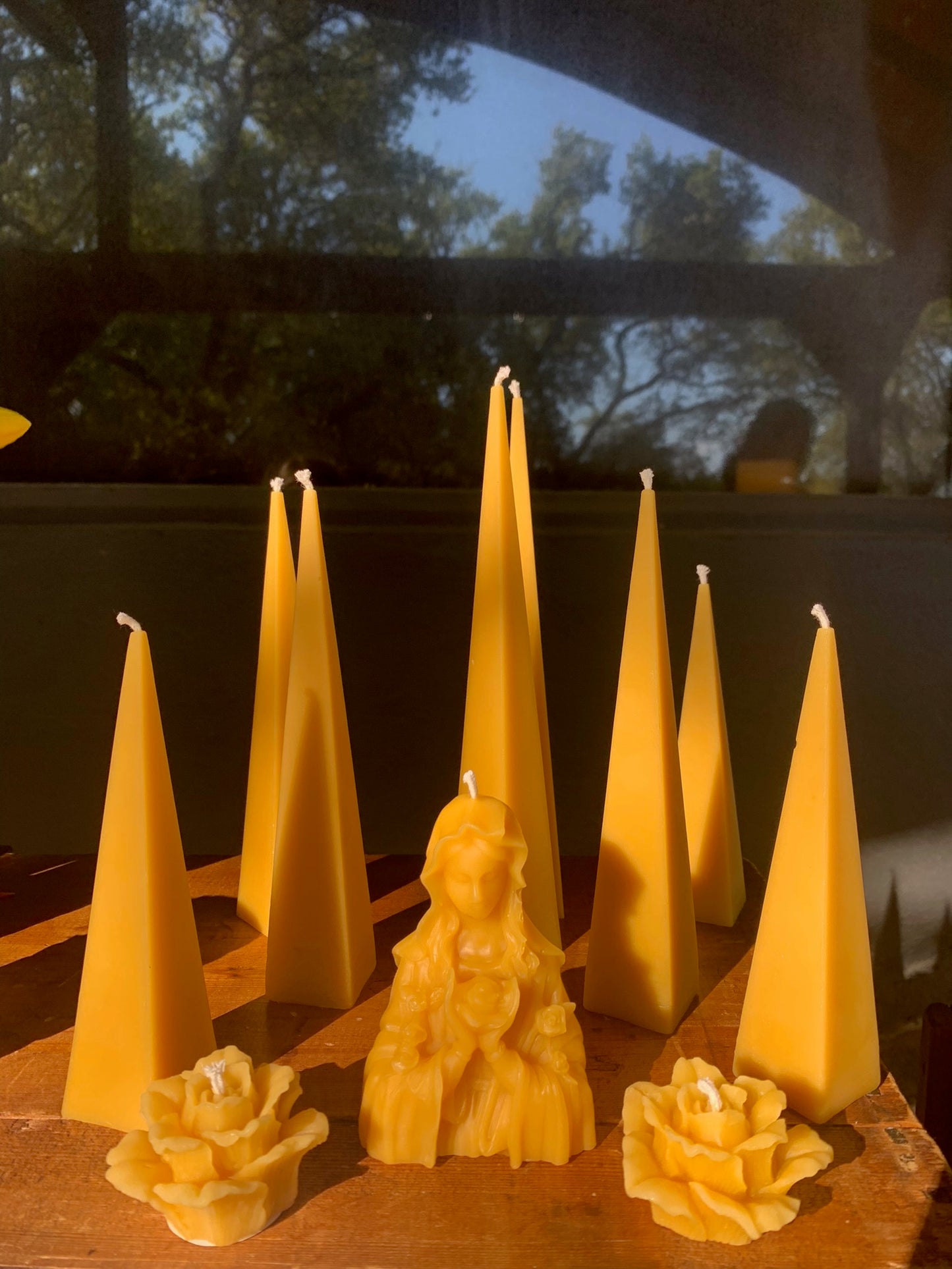 Pyramid candles