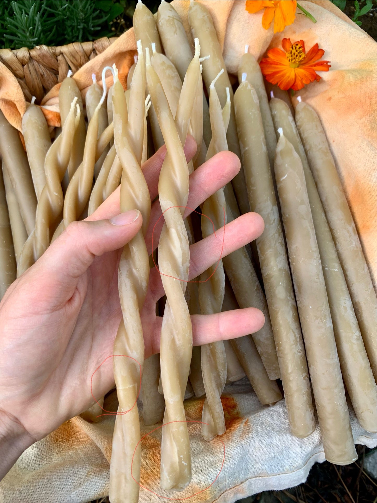 Discounted Seconds - Taper Candles - 30% off listed price at checkout
