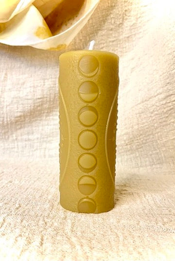 Celestial Moon Phase - 100% Beeswax Candle