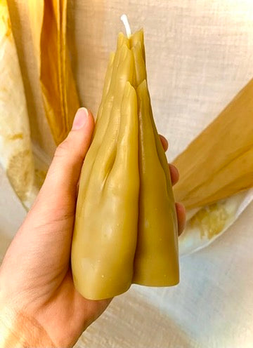 Praying Hands - 100% Beeswax Candle