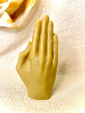 Praying Hands - 100% Beeswax Candle