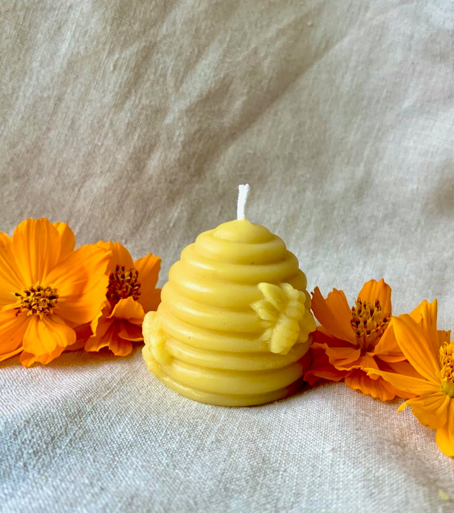 Small Beehive - 100% Beeswax Candle