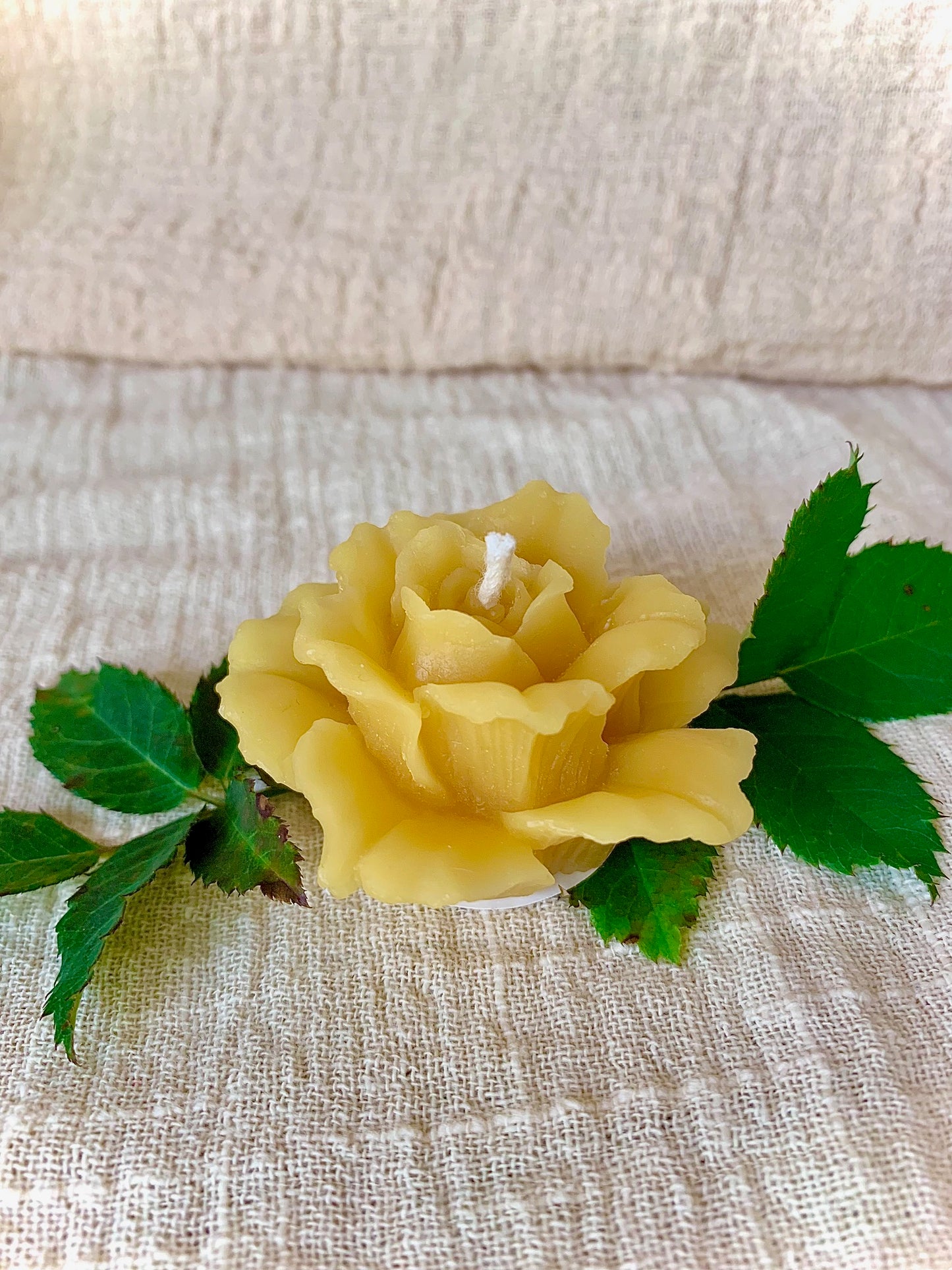Small Rose Candle