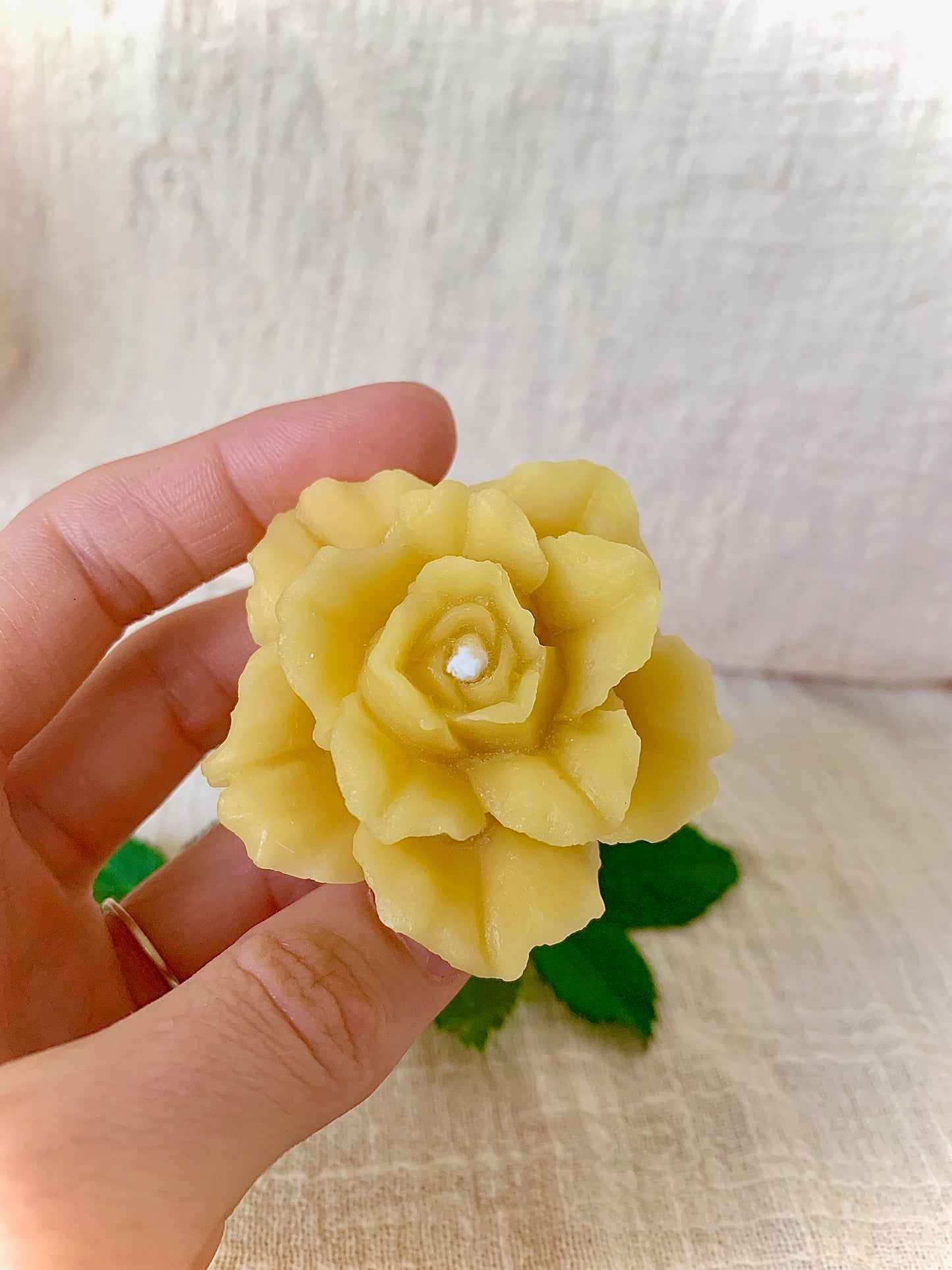 Small Rose Candle