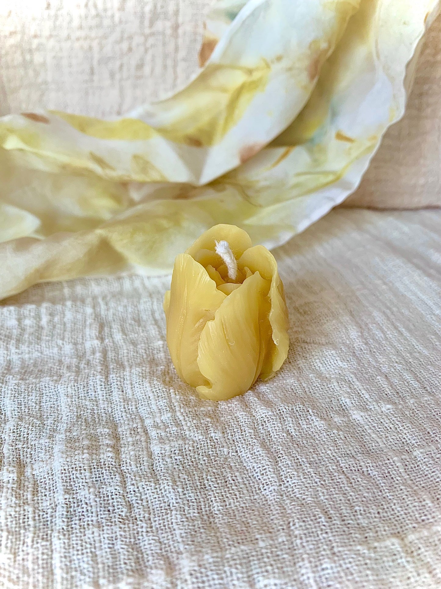 Tiny Rose Bud Candle (Great for Cakes)