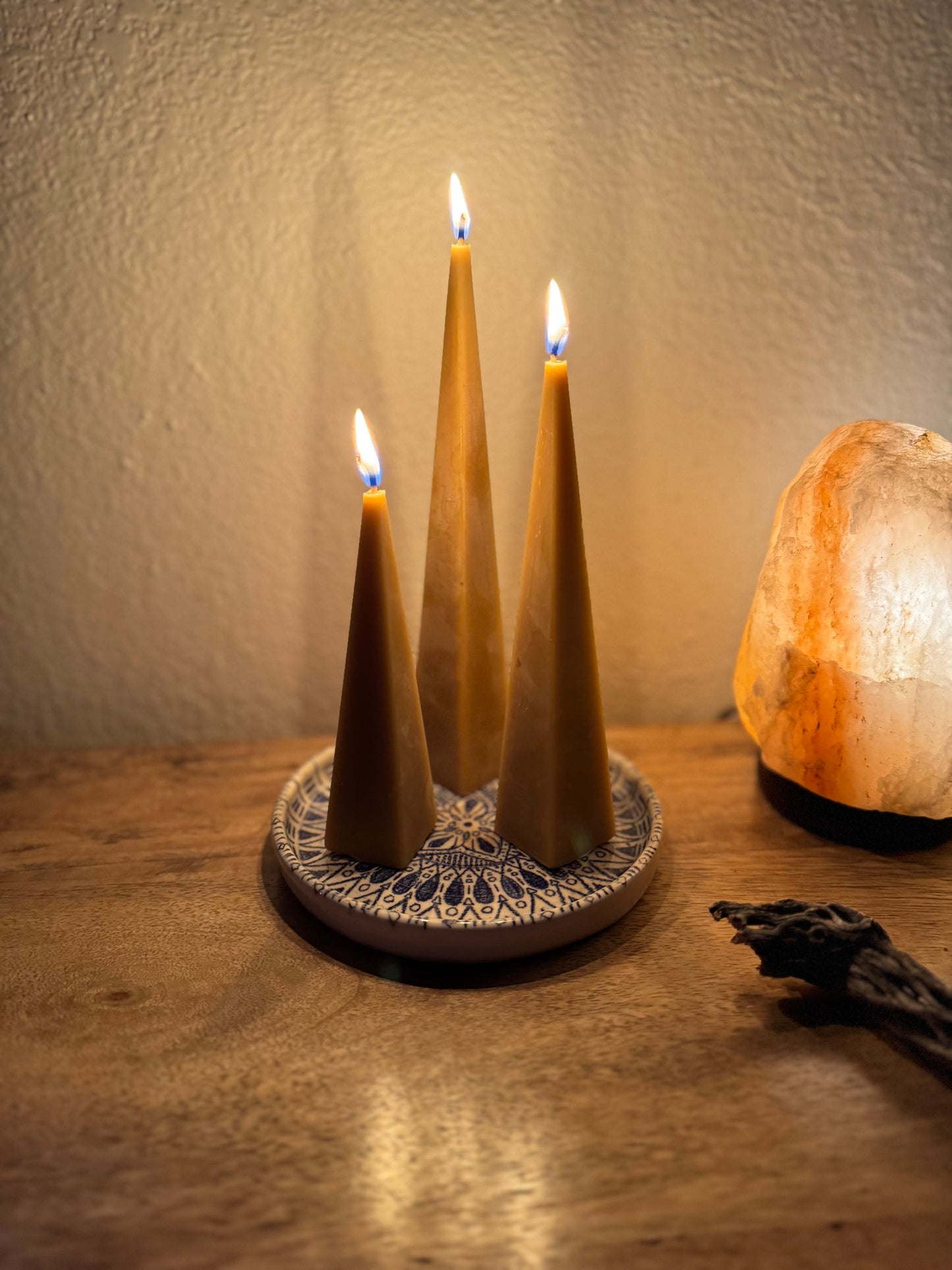 Pyramid candles